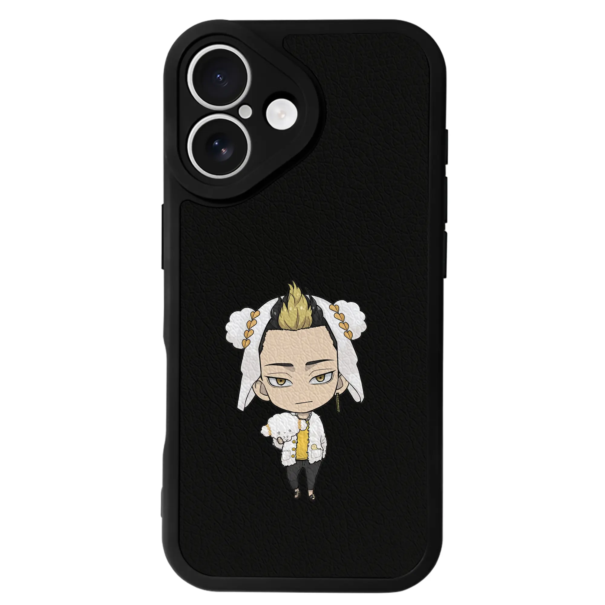 東京リベンジャーズ グッズ,半間修二 - IPhone 16シリーズ対応 ・ シリコンスマホケース ・ レザー調 ・ 高精度フィット ・ 耐衝撃 ・ ワイヤレス充電対応 ・ 精密カット